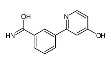 3-(4-oxo-1H-pyridin-2-yl)benzamide结构式