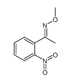 (E)-1-(2-nitrophenyl)ethanone O-methyl oxime Structure