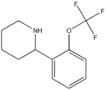 2-(2-(trifluoromethoxy)phenyl)piperidine结构式