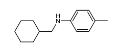 N-(Cyclohexylmethyl)-N-(p-tolyl)amine结构式