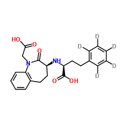 Benazeprilat-d5 structure