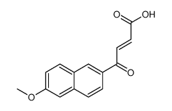 4-(6-methoxynaphthalen-2-yl)-4-oxo-2-butenoic acid structure