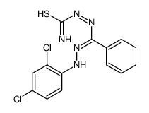 [(Z)-N-(2,4-dichloroanilino)-C-phenylcarbonimidoyl]iminothiourea结构式