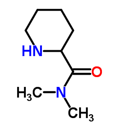 N,N-Dimethyl-2-piperidinecarboxamide structure