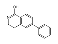 6-phenyl-3,4-dihydro-2H-isoquinolin-1-one结构式