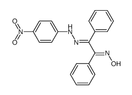 benzil mono-oxime mono-(p-nitrophenyl)hydrazone Structure
