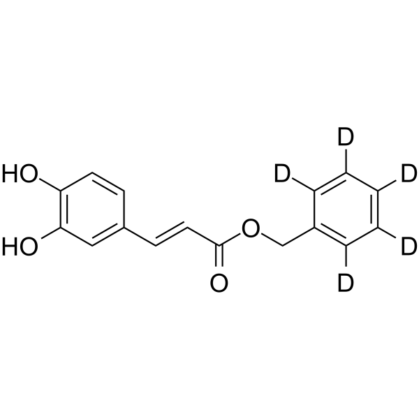 Caffeic acid benzyl ester-d5 Structure