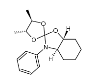 trans-7,8-dimethyl-trans-2,3-tetramethylene-1-phenyl-4,6,9-trioxa-1-azaspiro[4.4]nonane结构式