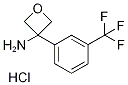 3-[3-(Trifluoromethyl)phenyl]oxetan-3-amine hydrochloride structure