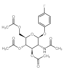 4'-FLUOROPHENYL 2-ACETAMIDO-3,4,6-TRI-O-ACETYL-2-DEOXY-BETA-D-GLUCOPYRANOSIDE结构式