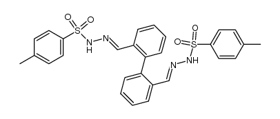 2-(2-formylphenyl)benzaldehyde bistosylhydrazone Structure