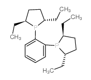 (+)-1,2-bis-((2S,5S)-2,5-diethylphospholano)benzene structure