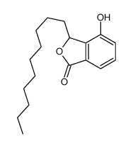 3-decyl-4-hydroxy-3H-2-benzofuran-1-one Structure