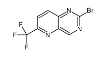 2-bromo-6-(trifluoromethyl)pyrido[3,2-d]pyrimidine结构式