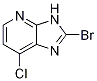 2-Bromo-4-chloro-7-azabenzimidazole Structure