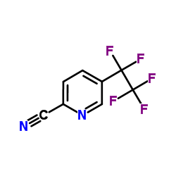 2-Cyano-5-(pentafluoroethyl)pyridine structure