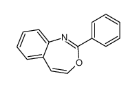 2-phenyl-3,1-benzoxazepine结构式