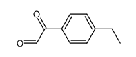 2-(4-ethylphenyl)-2-oxoacetaldehyde hydrate结构式