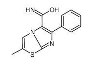 2-methyl-6-phenylimidazo[2,1-b][1,3]thiazole-5-carboxamide Structure
