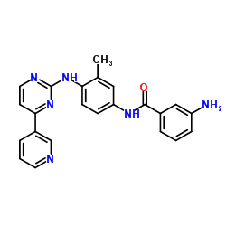 3-Amino-N-(3-methyl-4-{[4-(3-pyridinyl)-2-pyrimidinyl]amino}phenyl)benzamide结构式