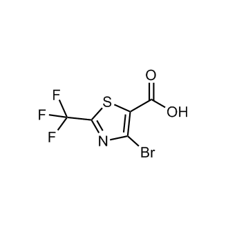 4-bromo-2-(trifluoromethyl)thiazole-5-carboxylicacid Structure