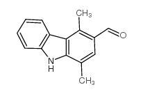 9H-Carbazole-3-carboxaldehyde,1,4-dimethyl- structure