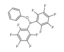 bis(perfluorophenyl)(phenoxy)phosphine Structure