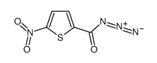 5-nitrothiophene-2-carbonyl azide Structure