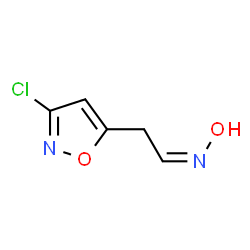 5-Isoxazoleacetaldehyde,3-chloro-,oxime,(Z)-(9CI)结构式