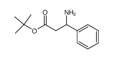 3-Amino-3-phenyl-propionic acid tert-butyl ester结构式