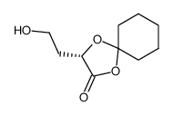 (5S)-(1'-Hydroxyethyl)-2,2-cyclohexylidene-1,3-dioxolan-4-one结构式