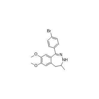 1-(4-Bromophenyl)-7,8-dimethoxy-4-methyl-4,5-dihydro-3H-benzo[d][1,2]diazepine Structure