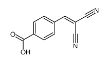 4-(2,2-dicyanoethenyl)benzoic acid结构式