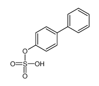 (4-phenylphenyl) hydrogen sulfate结构式