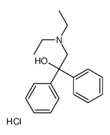 2-(diethylamino)-1,1-diphenylethanol,hydrochloride结构式