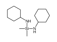 N,N'-dicyclohexyl-1,1-dimethylsilanediamine Structure