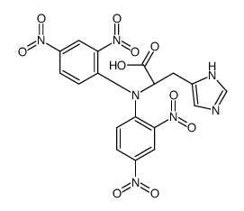 N,N-bis(2,4-dinitrophenyl)-L-histidine Structure