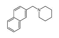 1-(naphthalen-2-ylmethyl)piperidine Structure
