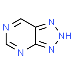 6H-1,2,3-Triazolo[4,5-d]pyrimidine (9CI) Structure