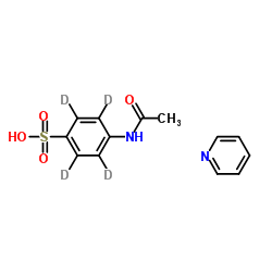 4-Acetamido(2H4)benzenesulfonic acid-pyridine (1:1)结构式