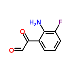 (2-Amino-3-fluorophenyl)(oxo)acetaldehyde Structure