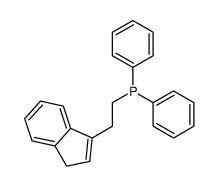 2-(3H-inden-1-yl)ethyl-diphenylphosphane Structure