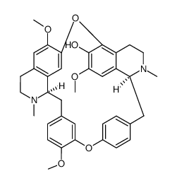 6,12,7'-trimethoxy-2,2'-dimethyl-(1αH)-thalman-6'-ol结构式