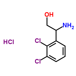 2-Amino-2-(2,3-dichlorophenyl)ethanol hydrochloride (1:1)结构式