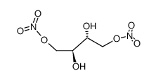 1,4-dinitrate meso-erythritol Structure