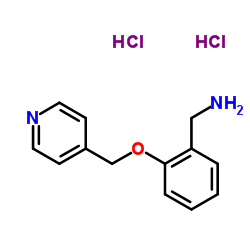 1-[2-(4-Pyridinylmethoxy)phenyl]methanamine dihydrochloride结构式