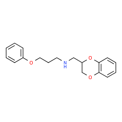 N-(3-Phenoxypropyl)-2,3-dihydro-1,4-benzodioxin-2-methanamine structure