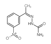 Hydrazinecarboxamide,2-[1-(3-nitrophenyl)ethylidene]- Structure