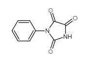 1-phenylimidazolidine-2,4,5-trione structure