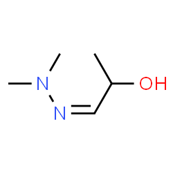 Propanal, 2-hydroxy-, dimethylhydrazone (9CI)结构式